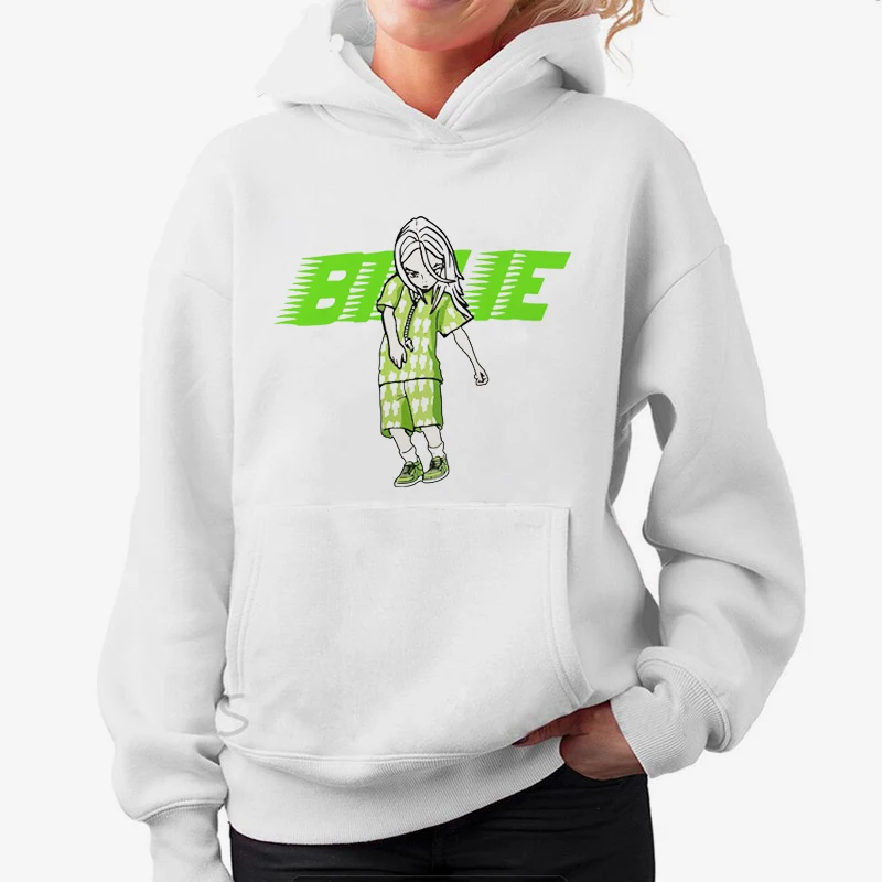

Billie Eilish Sudadera con capucha de los hombres/de las mujeres de moda sudadera streetwear