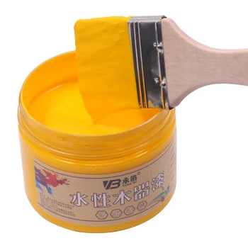 

Medium Yellow Water-based Woodwork Paint Acrylic Lacquer for Student,Beginner,Hand-painted,Wood,Wall,Ceramic,Fabric,Paper, 250g