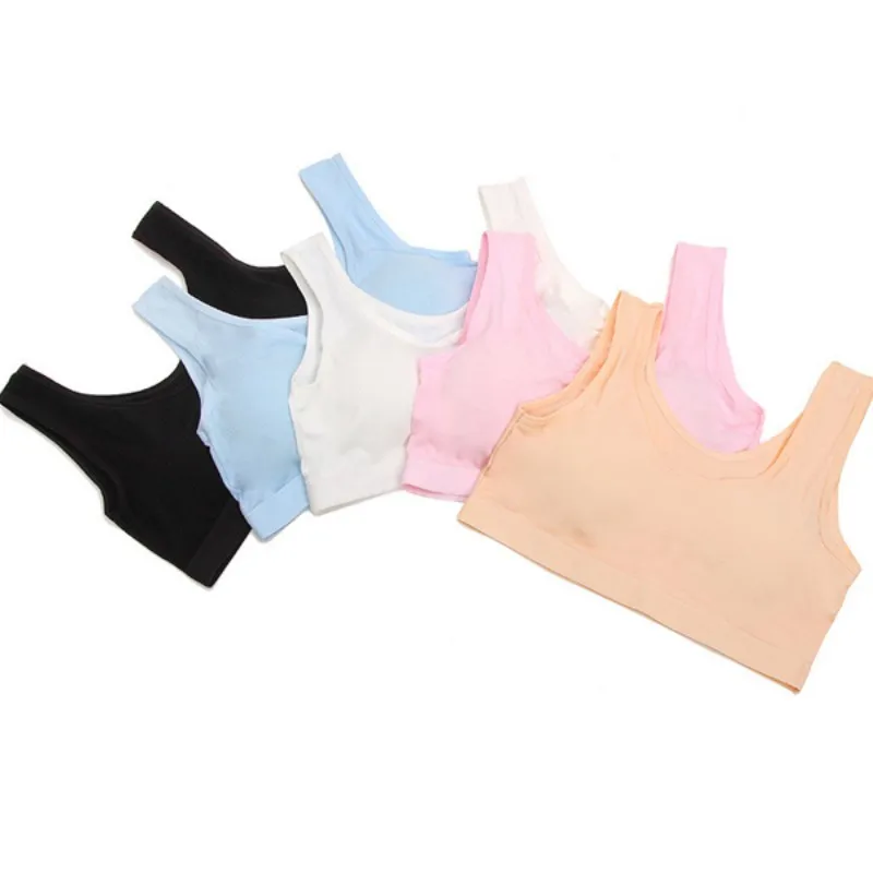 

Summer Female Fashion Solid Color Bra Women's Sexy With chest pad no steel ring Push Up Vest bra