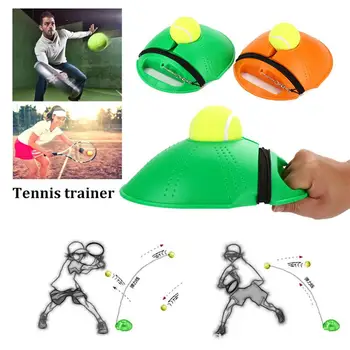 

Tennis Training Tool Durable Practical 2 Color PE Sports Home Movement Tennis Singles Linker Athletics Sparring Device