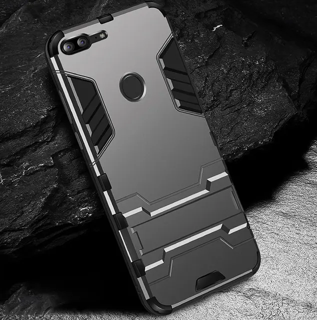 Shockproof Case For Honor Lite Case Luxury Armor Hard Phone