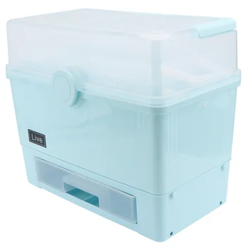 

1pc Portable Large Capacity Multilayer Household Medicine Case Storage Box Medicine Cabinet Medicine Box Pill Box
