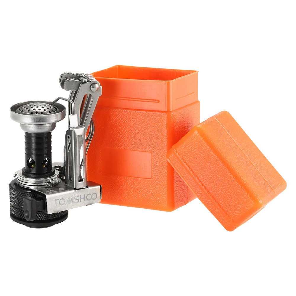 

Mini Foldable Stove Burners Electric-spark Ignition Outdoor Stove Cooking Camping Stove Butane Propane Canister Burners