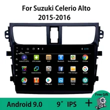 

Android 9.0 Car Radio Multimedia Stereo Player For Suzuki Celerio Alto 2015 2016 GPS Navigation Steering Wheel Control Quad-Core
