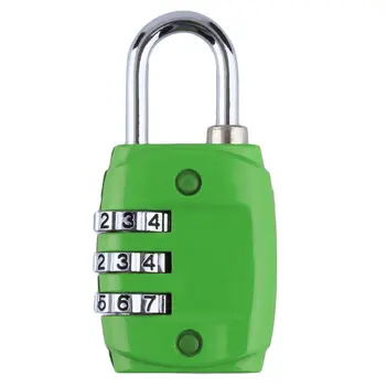 

Zinc Alloy Security 3 Digit Dial Combination Code Number Lock Padlock Luggage Zipper Backpack Handbag Suitcase Drawer Padlock