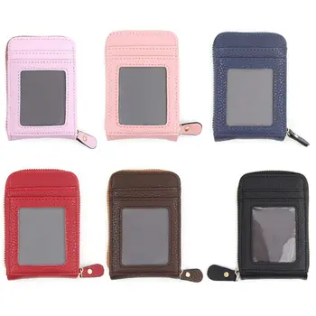 

RFID Blocking PU Leather Credit Card Holder Cards Case Pocket Wallet Organizer