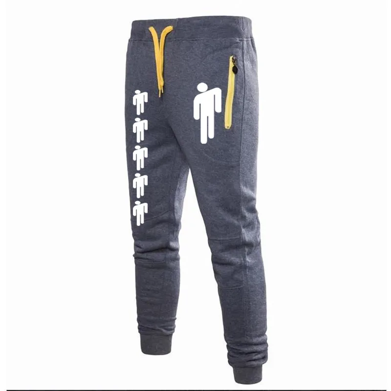 Качественные флисовые брюки Billie Eilish с буквенным принтом Женские Мужские штаны для бега в стиле хип-хоп Уличная теплая мужские тренировочные брюки-карандаш - Цвет: 3dark gray