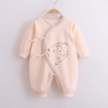 

Unisex Body for Newborns Kimono Set Fashion Cotton Autumn Home Wear Funny Newborn Girl Clothes 0-3Months