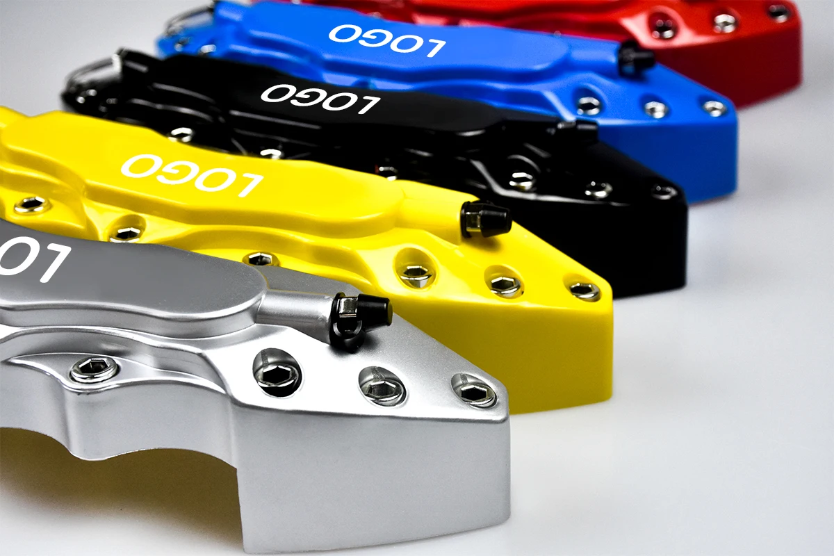 2Pcs S/M/L ABS Car 3D Disc Brake Caliper Covers Sticker For Toyota CROWN COROLLA COASTER LAND CRUISER PRADO REIZ  Accessories