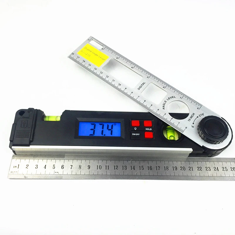 Цифровой угломер 0-270 градусный Калибр линейка транспортира Miltre Angle Finder с двойным уровнем духов Inclinometer