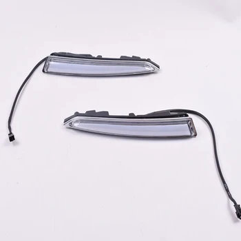 

For Ford Kuga Escape 2013 2014 2015 2016 DRL LED Daytime Running Light Fog Lamp Cover With Yellow Turning Signal Functions