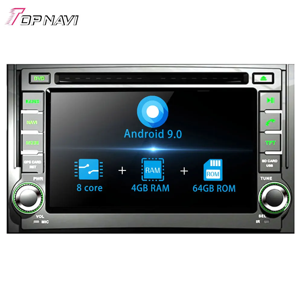 6," Восьмиядерный Android 9,0 автомобильный Радио dvd-плеер для HYUNDAI универсальная машина 2007-стерео Автомобильная Мультимедийная система 2 Din