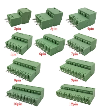 

10PCS 15EDG 3.81mm KF2EDG PCB Screw Terminal Block Connector Plug-Pin Straight Needle Header Socket 2/3/4/5/6/7/8/9/10/12PIN