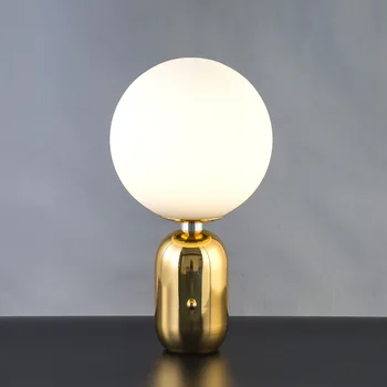 

nordic led color glass led bedside lamp lampara mesa led desk lamp bedside table lamp