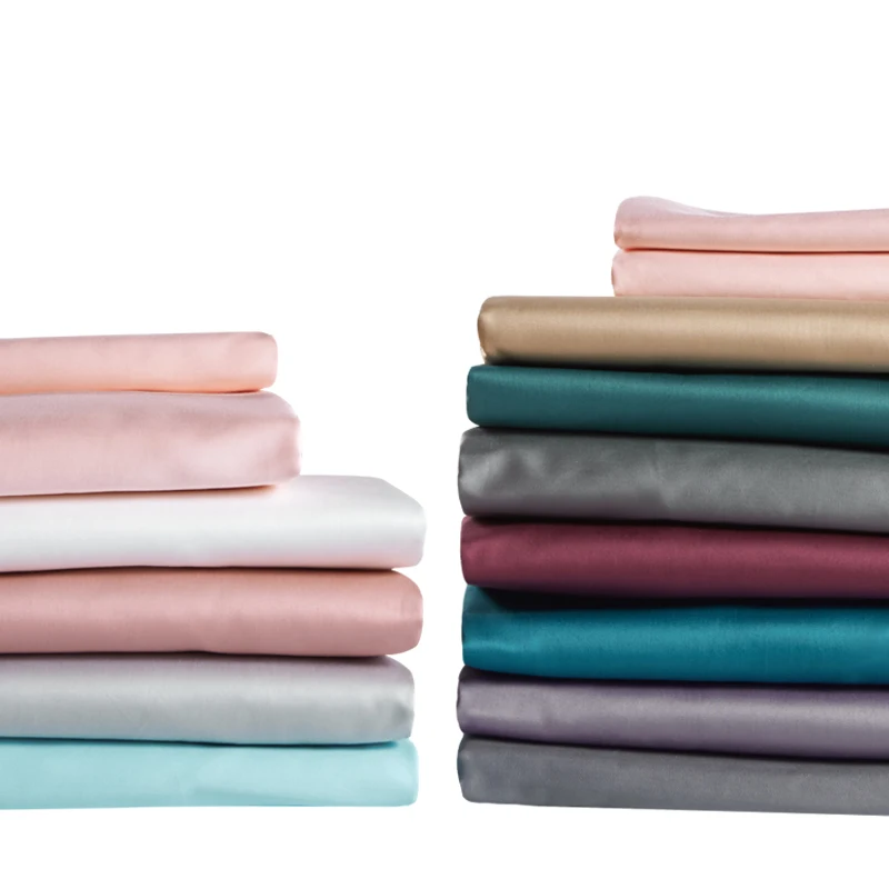 100% Cotton Solid Flat Bed Sheet Skin-Friendly And Breathable High Quality Plain Colour 2 Sizes 160x230cm 250x250cm | Домашний