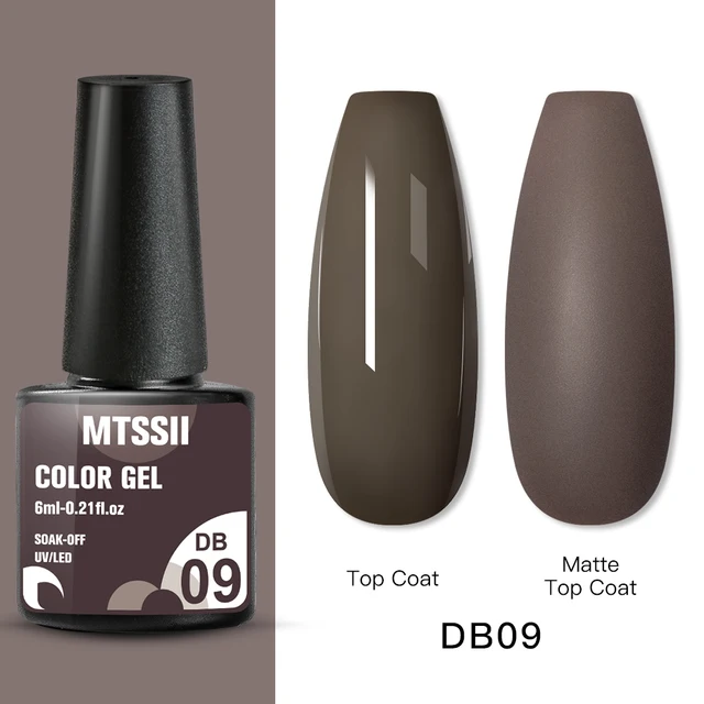 Mtssii Reflective Glitter Gel Nail Polish 6ml Sparkling Auroras Laser Nail Gel Nail Art Varnish Semi Permanent Top Base Gel Q12599 NO Reflective