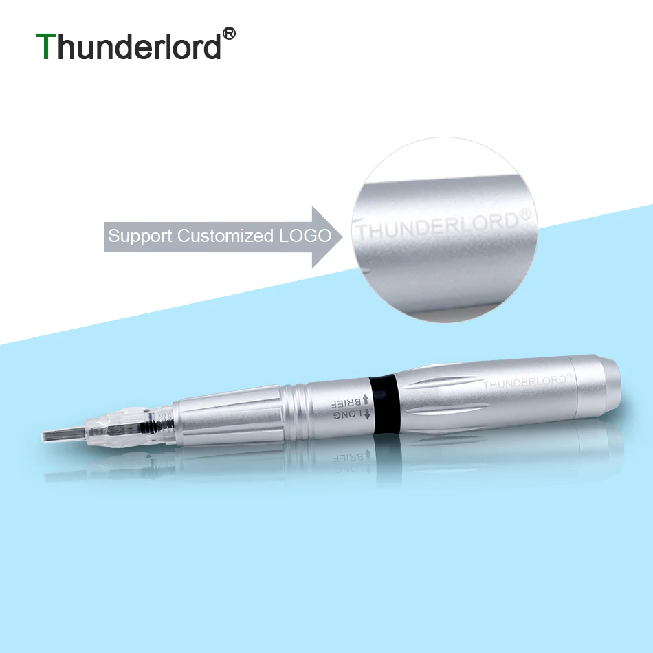 THUNDERLORD Перманентный макияж машина роторная Татуировка ручка картридж иголки для бровей губ подводка для глаз косметический пистолет татуировки комплект