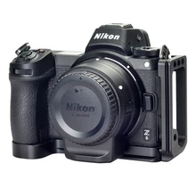 Support de caméra en L en aluminium pour Nikon Z6 Z7 avec plaque latérale extensible
