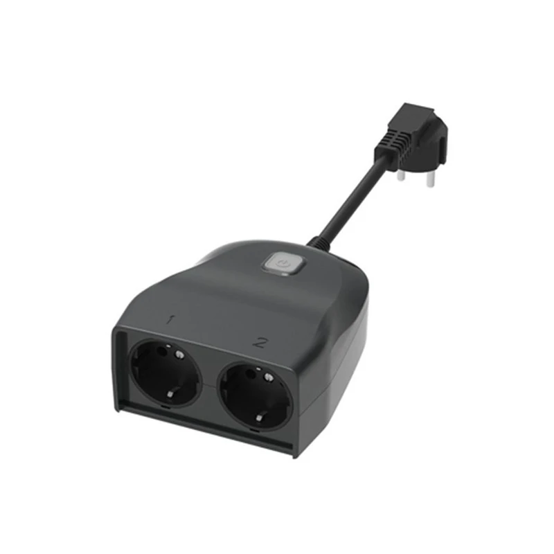 Wifi Smart Plug and port Time Socket Голосовое управление водонепроницаемый беспроводной переключатель времени(Eu Plug