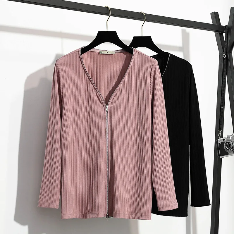 Clothing Blouses Oversize-Shirt Plus-Size Women Ladies Black And Pink Quarter-Sleeve