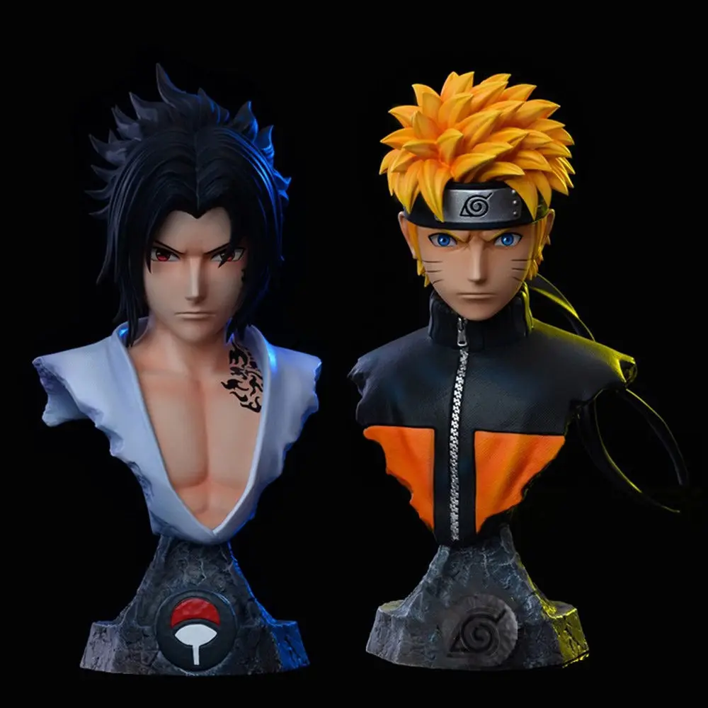 16cm Naruto Shippuden Action Figure Anime Model GK Uchiha Madara Sasuke Obito Bust PVC Statue Collectible Toys | Игрушки и хобби