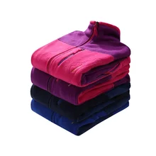 Уличная флисовая Мужская и женская осенняя и зимняя Толстая сохраняющая Полярную флисовую куртку-стиль соединения флисовая куртка настраиваемая