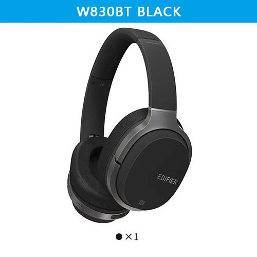 W830BT Black EDIFIER W830BT Bluetooth v4.1 беспроводные наушники Bluetooth наушники aptX codec NFC tech с 95 часами воспроизведения - Цвет: W830BT Black
