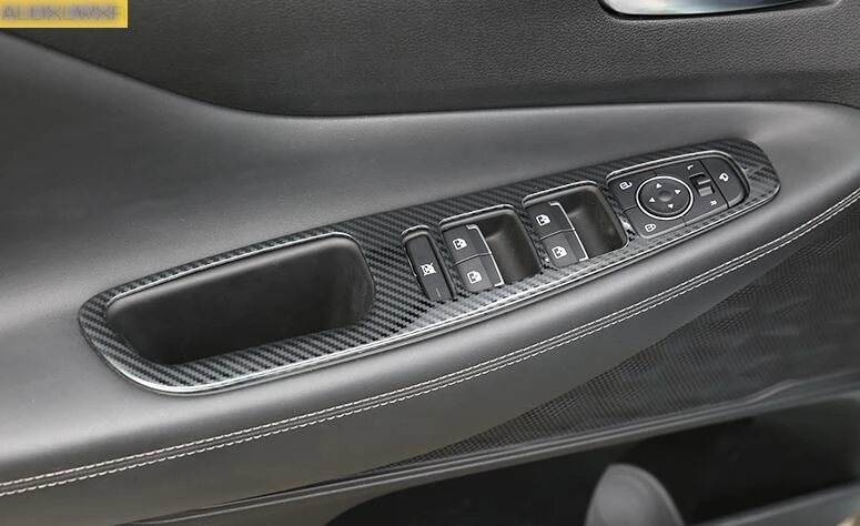 Автомобильные аксессуары для hyundai santa fe IX45 автомобильный подлокотник на внутреннюю сторону двери Кнопка Подъема Окна крышка комплект отделка левый руль