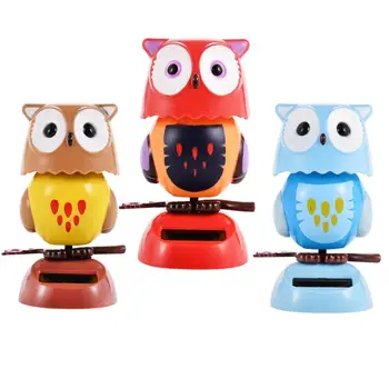 

1PCS Solar Powered Dancing Animal Decoration Swinging Animated Dancer Toy Car Windowsill Decoration Fairy Garden