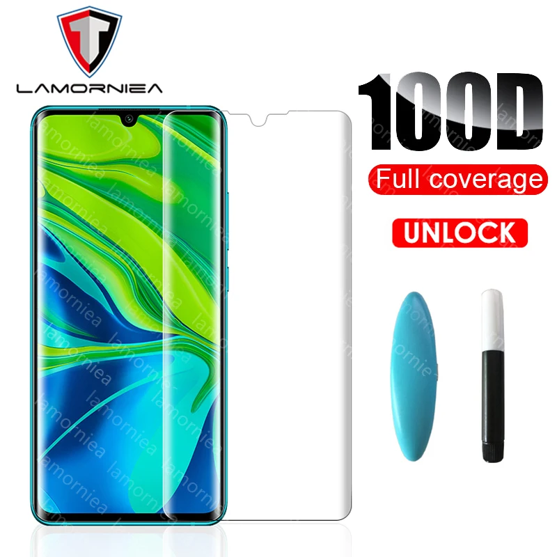 Закаленное УФ-стекло для Xiaomi Mi Note 10 CC9 Pro пленка с жидким клеем экрана Xiomi CC 9 Note10 Redmi
