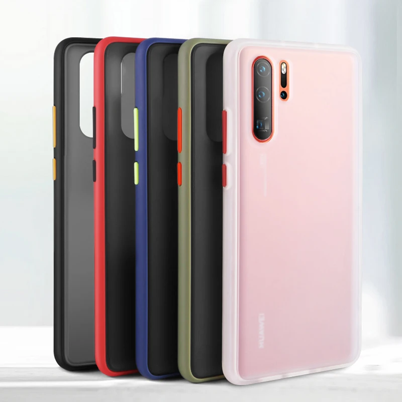 Матовый прозрачный чехол для huawei P20 P30 Pro и huawei P30 Lite, ударопрочный чехол на заднюю панель, роскошный чехол, прозрачный жесткий чехол из поликарбоната