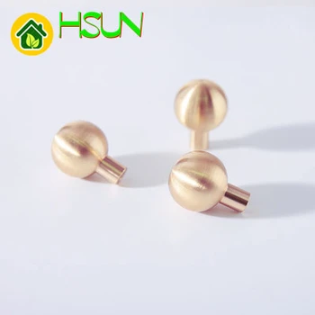 

Light Luxurious Pure Copper Full Copper Brass Handle Concise Cupboard Wardrobe Doorknob Hand Golden Cabinet Door Drawer Handle