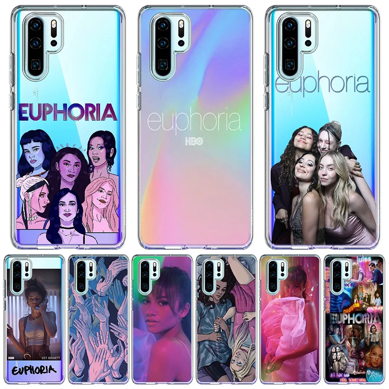 Американский чехол для телевизора Euphoria мягкий силиконовый телефона HUAWEI Mate 10 20 30