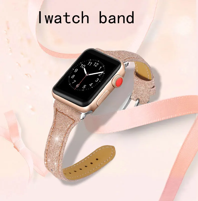 Кожаный ремешок для Apple watch 38 мм 42 мм iWatch ремешок 40 мм 44 мм коровья кожа ремешок для часов ремень браслет Apple watch 4 3 2 1