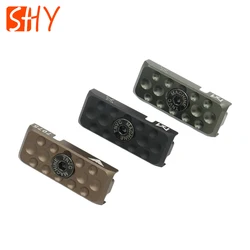 TNVC PCM M-LOK CNC Metal Panel Cable Management Cable Clip Wire Guider Clamp For AR15 M4 Mlok Handguards Rails Airsoft AEG GBB