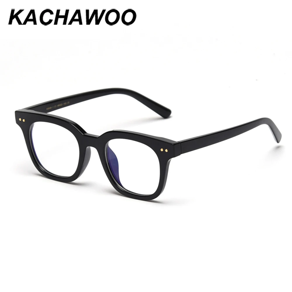 Kachawoo ацетат анти синий светильник очки для компьютера Мужчины круглая рамка