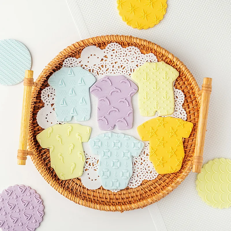 Cartoon Animal Pattern Cookie Embosser Stamp Mold Cookie Cutter Acrylic