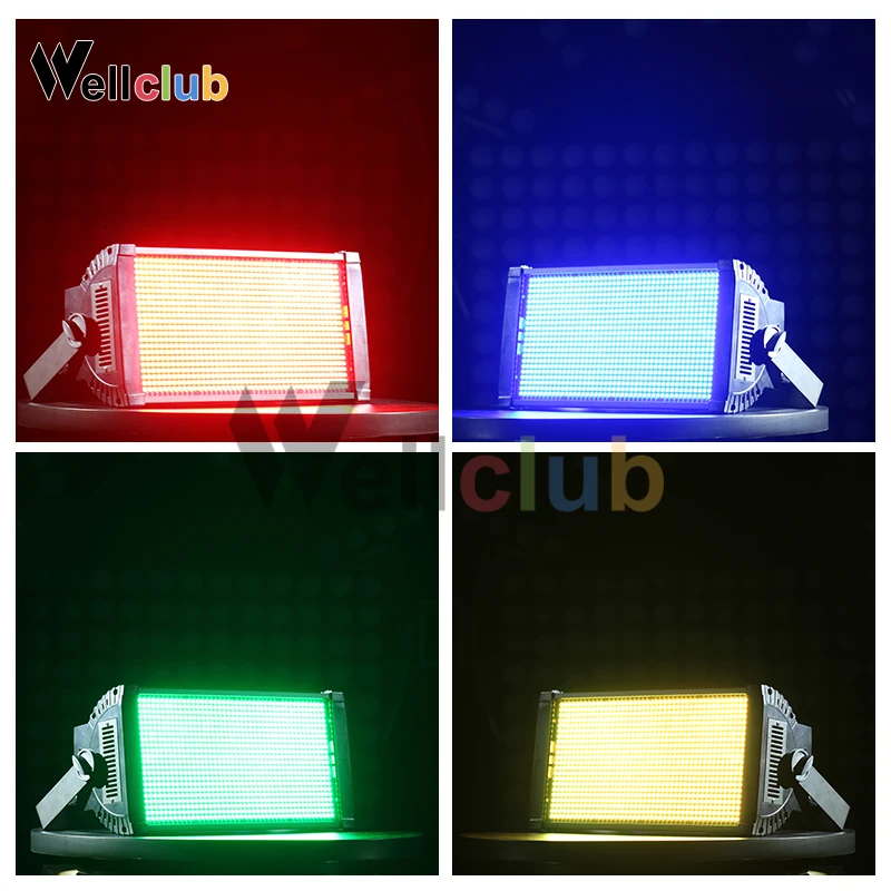 4 шт., 968 шт., 300 Вт, RGB Стробоскоп, светодиодный атомный светильник, сценический светильник, dmx контроль для dj, дискотека, вечерние, мигающий светильник, стробоскоп, светильник