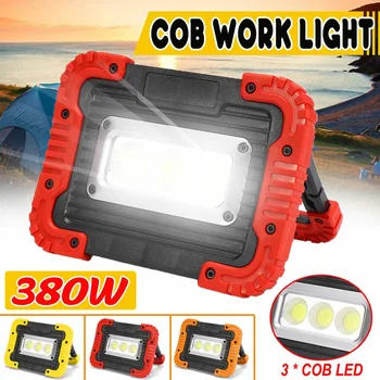 

380W COB Work Lamp LED Portable Lantern Usb / Battery Camping light Led Portable Spotlight Emergency Light Led Searchlight