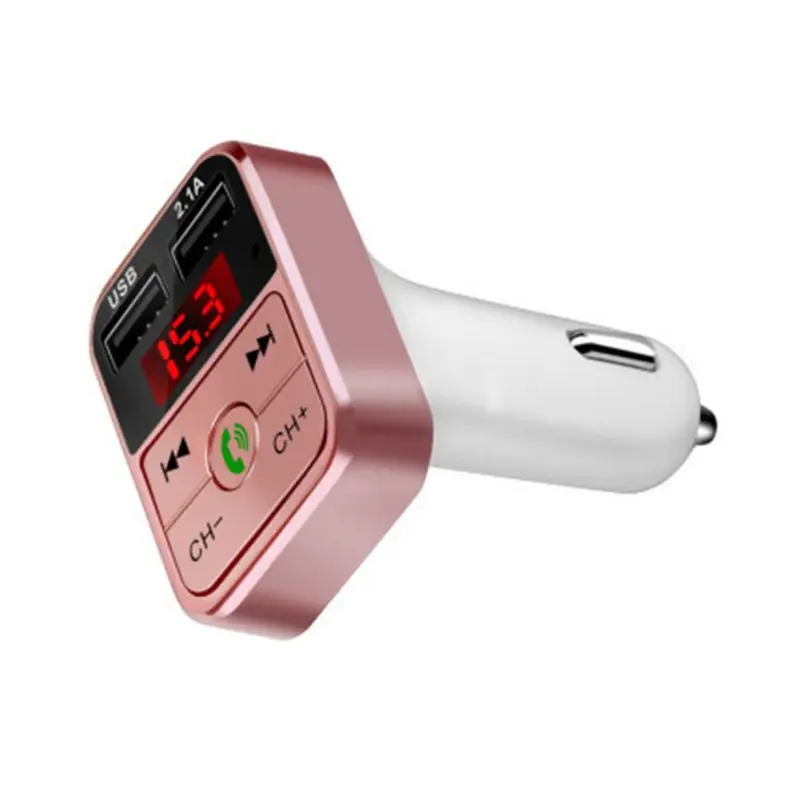 Автомобильный комплект громкой связи Bluetooth беспроводной fm-передатчик lcd MP3-плеер USB зарядное устройство автомобильные аксессуары