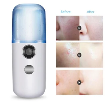 

Mini Nano Facial Sprayer USB Nebulizer Face Steamer Humidifier Hydrating Anti-Aging Wrinkle Women Beauty Skin Care Tools