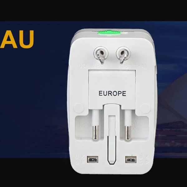 Универсальное зарядное устройство USB адаптер 2 usb-порта часть по всему миру розетка США Великобритания ЕС AU Международный разъем настольное зарядное устройство адаптер