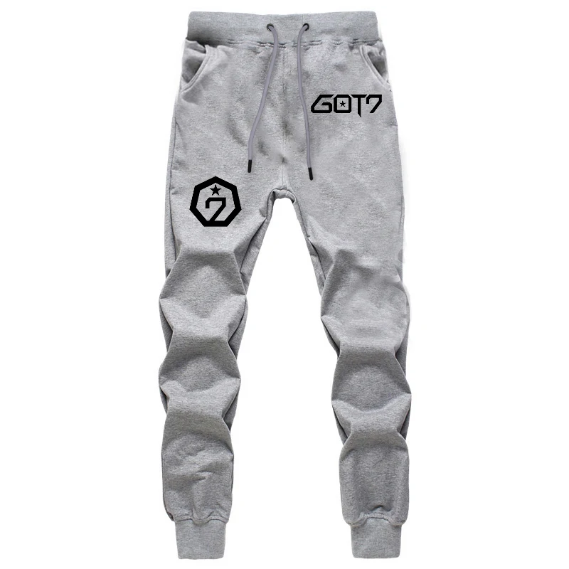 Новинка GOT7 Jackson BamBam фитнес брюки мужские модные повседневные брюки джоггеры Брюки Осень Зима хип хоп Спортивные Брюки Большие размеры