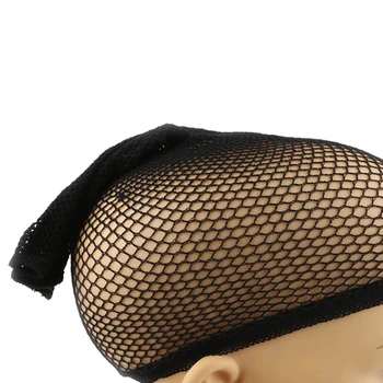 

Newly Elastic Wig Cap Top Hair Wigs Fishnet Liner Weaving Mesh Stocking Net for Women Men CLA88