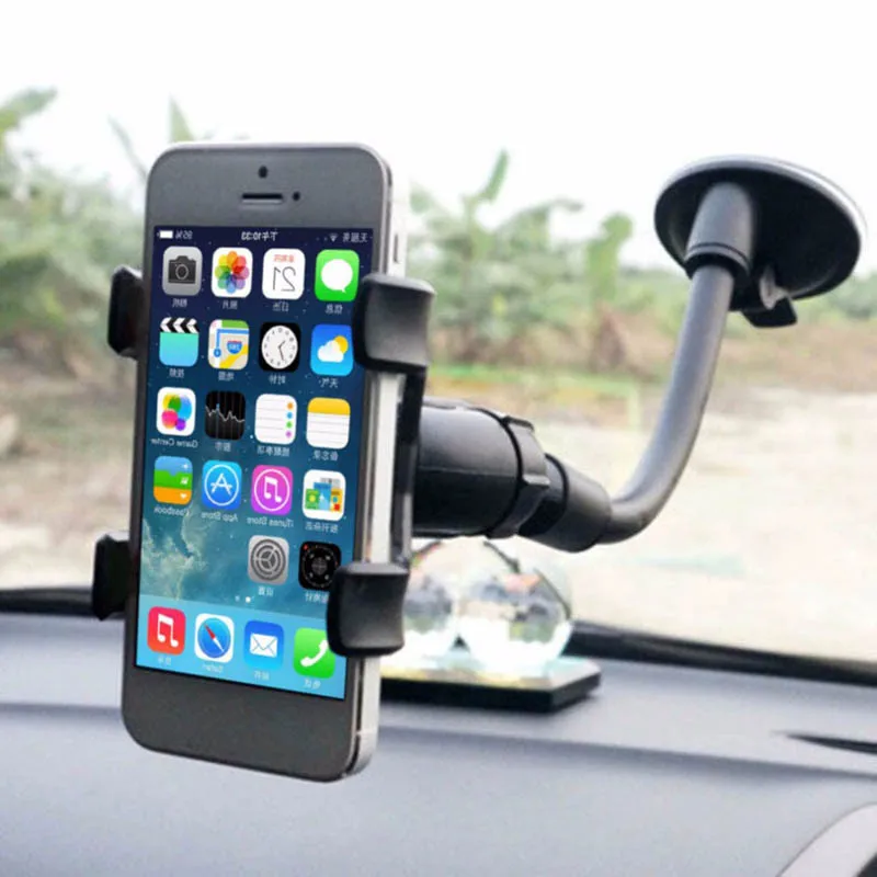 Универсальный gps Автомобильный держатель для телефона, подставка 360 вращающееся ветровое стекло, автомобильный держатель для присоски, кронштейн для iPhone X XR XS MAX 7 8 Plus samsung S7