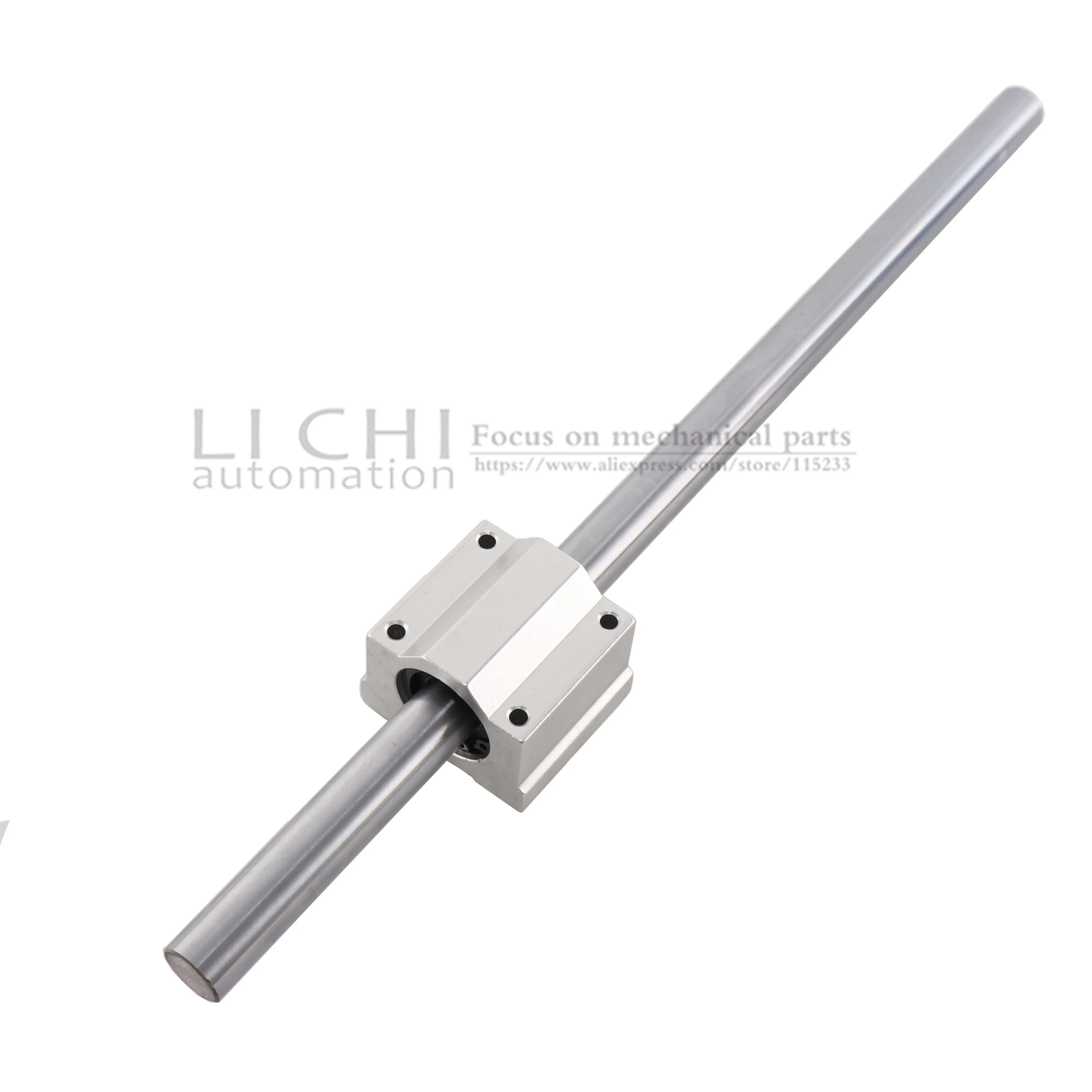 Бесплатная доставка Линейный рельсовый Вал + SCS8UU линейный подшипник Алюминиевые