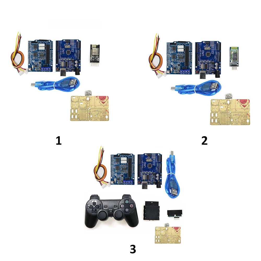 

DIY Robot Hand Mechanical Arm Robotic Claw Controller Set Desktop DIY Kit with 4pcs SG90 Servos for Arduino