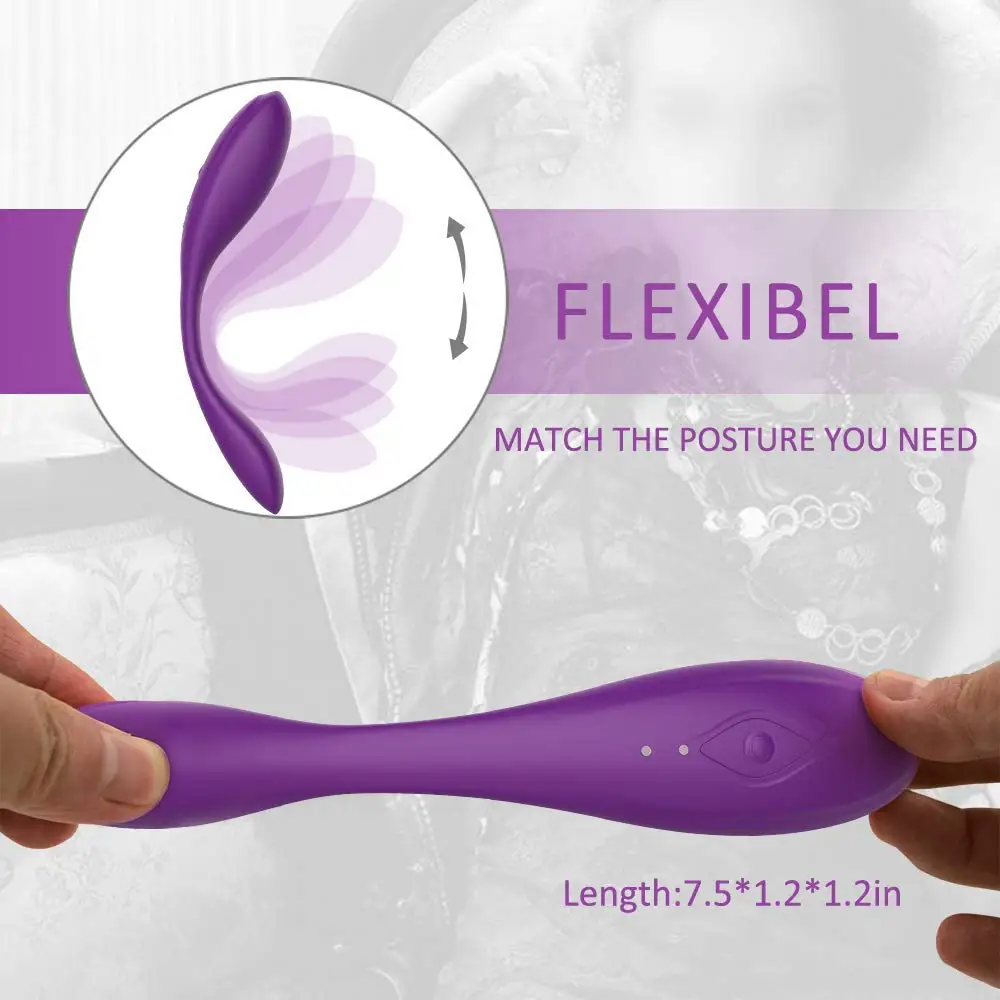 2 In 1 Remote Control Vibratior Clitoris Stimulator 10 Frequency Vibration Waterproof Masturbator G Spot Vibrators for Women 4