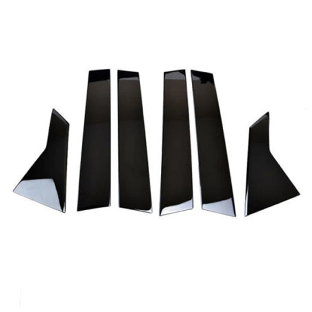 

Window 6PCS Set Black Pillar Posts Trims Latest Part Tool High Quality