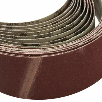 

Kit Sanding Belts Sandpaper 24 Grit Red Brown Aluminium Oxide Polishing Tool